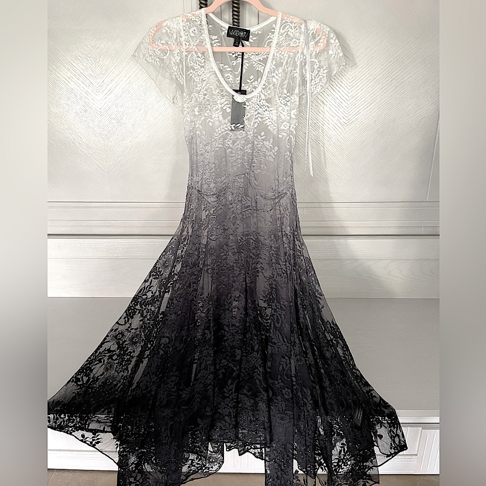 NWT Widow/DollsKill “Dearly Departed” Ombré Lace Dress